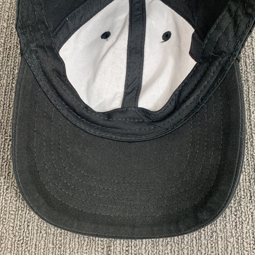 Time and Tru Baseball Hat Womens OSFM Black Soot Soft Adjustable Strapback Cap - Picture 10 of 12